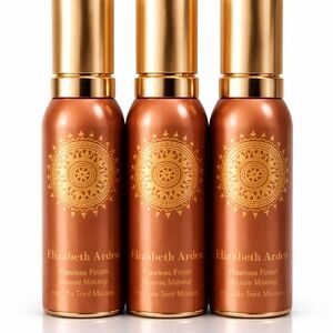 Elizabeth Arden Bronze Mousse Makeup with Gold Design